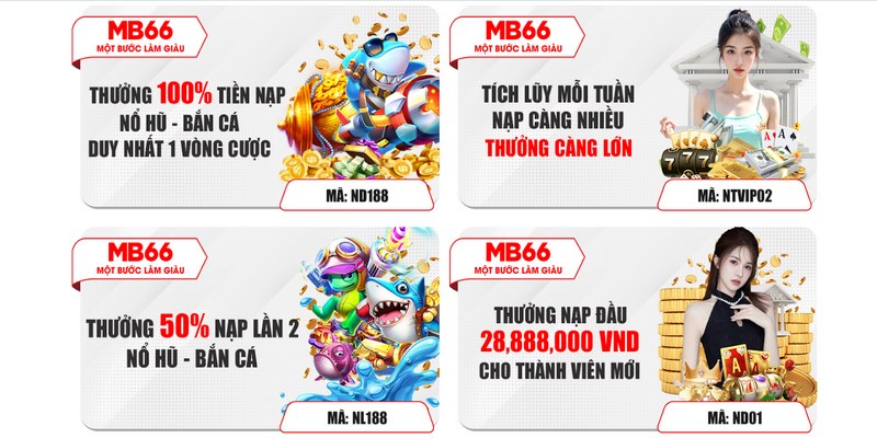 Mỗi một người chơi chỉ được phép tạo một tài khoản duy nhất ở MB66