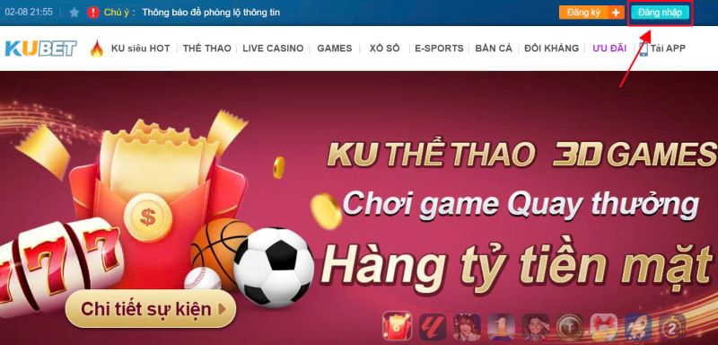 Đăng nhập KUBET77 rất dễ thao tác 